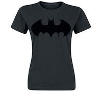 Batman - Inked Logo - Girly - black - S - 100% Cotton,Jersey S