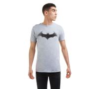 Batman Men's Bat Logo Cotton T-Shirt Dark Grey | Size: Large Batman Grey L