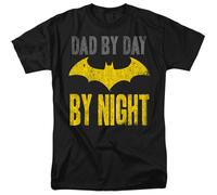 Batman Men's Dad By Day T-Shirt Black | Size: 2XL Batman Black 2XL
