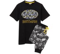 Batman Mens Logo Camo Long Pyjama Set NS6249