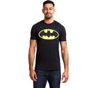 Batman Men's Logo T-Shirt in Black | Size: Medium Batman Black M