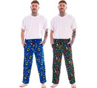 Batman Men's Lounge Pants Pack of 2 | Size: Small Batman Multicolor S