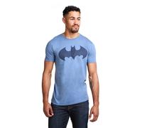 Batman Men's Mono Cotton T-Shirt Indigo | Size: Large Batman Indigo L