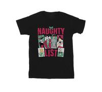 Batman Men's Naughty List T-Shirt in Black | Size: 3XL Batman Black 3XL