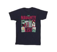 Batman Men's Naughty List T-Shirt in Navy | Size: 2XL Batman Navy 2XL