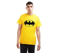 Batman Men's Slime Logo T-Shirt Yellow | Size: Small Batman Yellow S