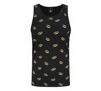 Batman Mens Stencil All-Over Print VestS Black NS6411