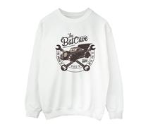 Batman Men's The Batcave Car Sweatshirt in White | Size: 3XL Batman White 3XL