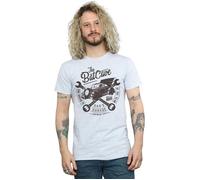 Batman Men's The Batcave Car T-Shirt in Grey | Size: 2XL Batman Grey 2XL