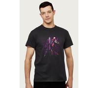 Batman Men's The Joker & Harley Quinn Hahahaha T-Shirt in Black | Size: Large Batman Black L