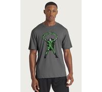 Batman Men's The Riddler Riddle Me This T-Shirt in Charcoal | Size: 2XL Batman Charcoal 2XL