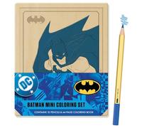 Batman Mini Coloring Set: Contains 64pp coloring book and 12 premium colored pencils