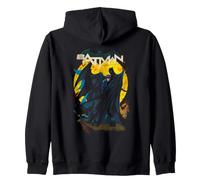 Batman Moonlight Comic Cover Zip Hoodie