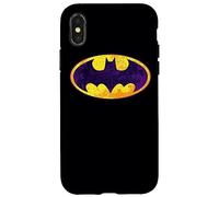 Batman Neon Distress Bat Logo Case for iPhone X/XS