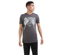 Batman Nightfall Mens T-Shirt Charcoal Batman Charcoal L