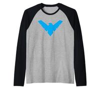 Batman Nightwing icon Raglan Baseball Tee