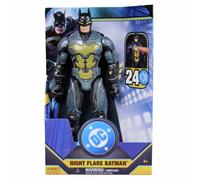 DC Comics, Batman Night Flare 30cm Light Up Action Figure with 24 Sounds and Phrases, Super Hero Kids Toys for Boys and Girls Ages 4 and Up, Batteries Included