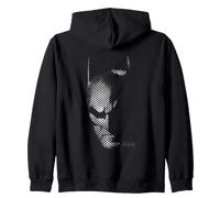 Batman Noir Face Zip Hoodie