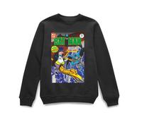 Batman Official Core COMIC COVER Sweatshirt - Black | Size: Medium Batman Black M