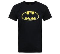 Batman Official Mens Distressed Emblem T-Shirt / N/A N/A NS4487