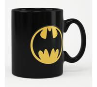 BATMAN Officially Licensed Retro Signal Logo Coffee Mug (Black)