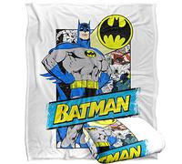BATMAN Out of The Pages Officially Licensed Silky Touch Super Soft Throw Blanket 152 x 127 cm