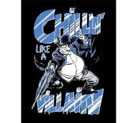 BATMAN Penguin Chillin Framed Poster (40cm x 30cm) (Black/Blue)