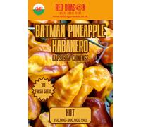 Batman Pineapple Habanero Chilli Seeds - 10 Fresh Seeds