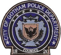 Batman Police City of Gotham Polizei Department Founded 1820 Aufnäher Patch