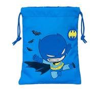 Batman Preschool - Lunch Bag Snack Bag, Pencil Case, Quality and Maximum Resistance, Food Holder, Recreation, 20 x 25 cm, Blue, M, Casual