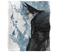 Batman Profile Silky Touch Super Soft Throw Blanket 152 X 127 cm, White
