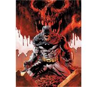 Batman Red Skull Comic Cover Print