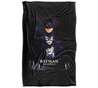 Batman Returns Catwoman The Penguin Poster Soft Touch Blanket Multicoloured (147Cm X 91Cm)