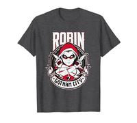 Batman Robin Gotham City T-Shirt, Men, Dark Heather Grey, 4X-Large