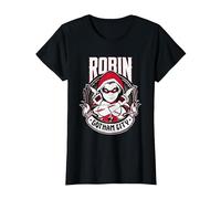 Batman Robin Gotham City T-Shirt, Women, Black, Small