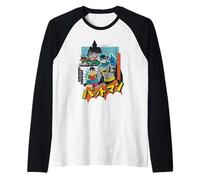 Batman Robin Kanji Dynamic Duo Raglan Baseball Tee
