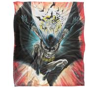 Batman Silky Leaping Soft Touch Blanket