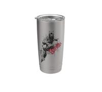 Batman Sketch Bat Red Logo Stainless Steel Insulated Tumbler