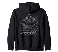 Batman Stacked Triangles Logo Zip Hoodie