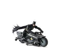 Spin Master DC Comics, Batman Stealth Remote Control Batcycle with 30cm Batman Action Figure, Super Hero Kids Toys for Boys and Girls Ages 4 and Up