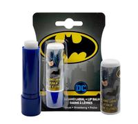Batman Superhero Strawberry Flavour Lip Balm - Moisturizing & Hydrating Formula | Natural & Dermatologically Tested | Perfect for Kids & Adults, 4g