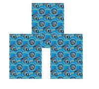Batman Superhero Wrapping Paper Rolls 3 Pack - 4M Gift Wrap - Kids Birthday Present Wrap