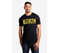 Batman Text Mens Mens T-Shirt Black Batman Black S