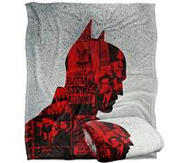 BATMAN The (2022) Blanket, News Clippings Collage Silhouette Silky Touch Super Soft Throw Blanket 152 x 127 cm