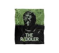Batman The (2022) Blanket, The Riddler Silky Touch Super Soft Throw Blanket 152x127 cm in White Batman White 152x127 cm