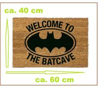 Batman The Batcave Doormat Coconut Mat 60x40cm