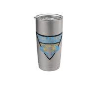 Batman: The Brave and the Bold Blue Beetle Shield Stainless Steel Insulated Tumbler