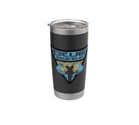 Batman: The Brave and the Bold Blue Beetle Shield Stainless Steel Insulated Tumbler