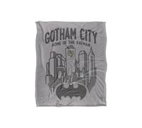 Batman The Gotham City Blanket 152 x 127 cm DC Comics White One Size