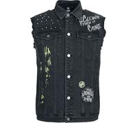 Batman The Joker - The Clown - Prince of Crime Vest black denim XL